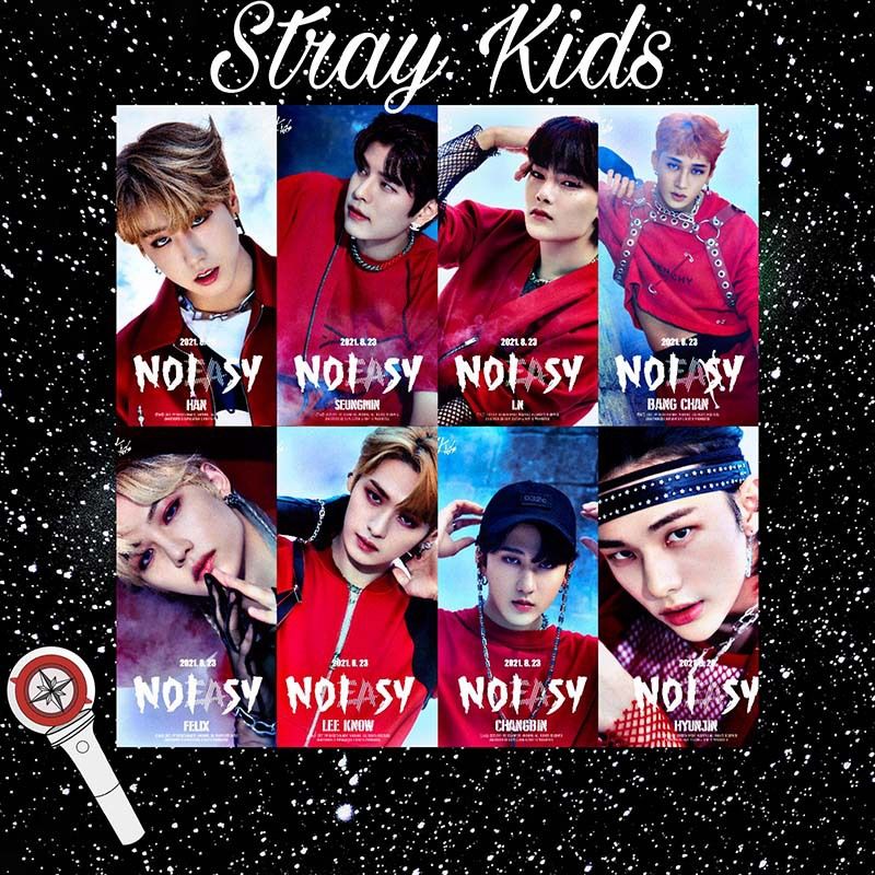 Stray Kids Album Posters, Stray Kids Easy Album