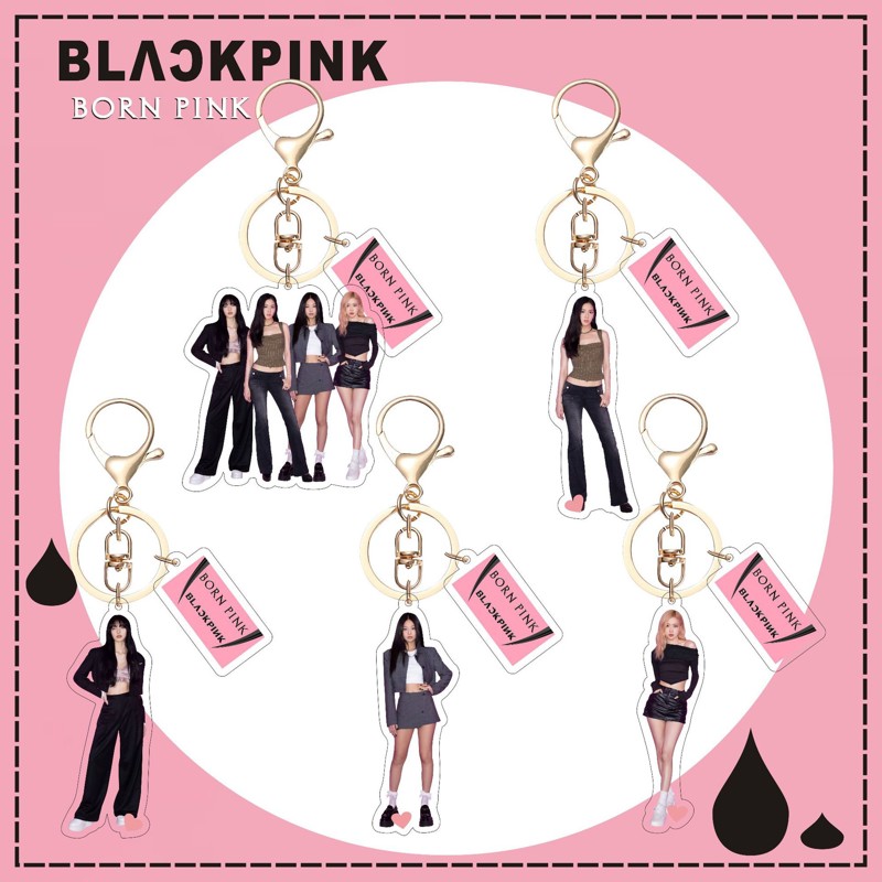 BLACKPINK BORN PINK Member Acrylic Keychain [blackpink-born-pink-member ...
