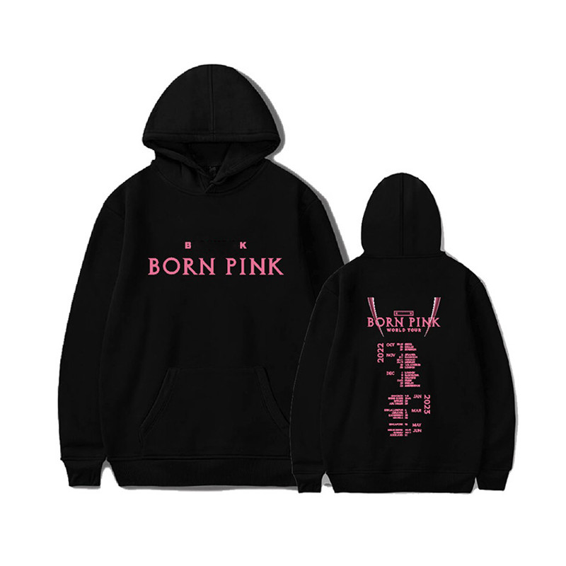 born pink tour logo hoodie