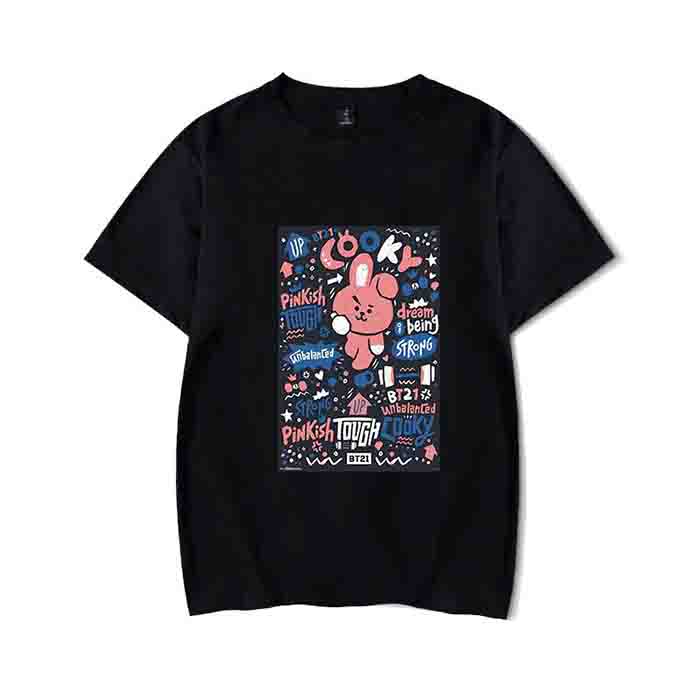 BT21 Round Neck T-shirt [bt21-round-neck-t-shirt] - $22.99 : #1 BTS ...
