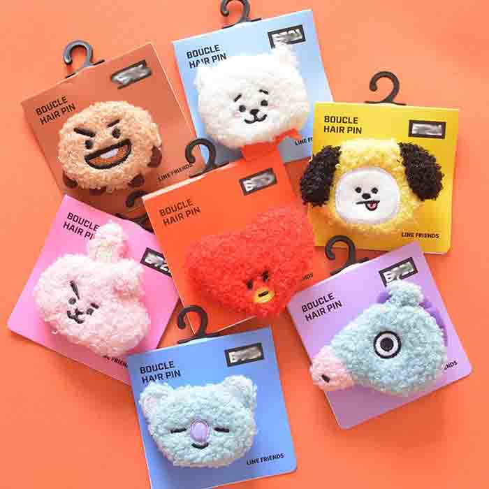 BT21 Hair Clips Colorful and Cute Hair Accessory Gift - Etsy