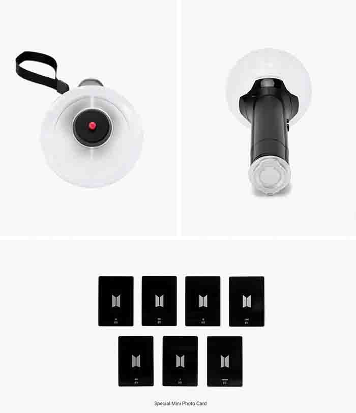 Bangtan Boys X Mini ARMY BOMB VER. 3 Light stick Keychain - BTS