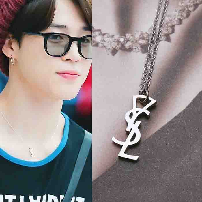 BTS necklace, BTS Jimin necklace, BTS Jimin fashion