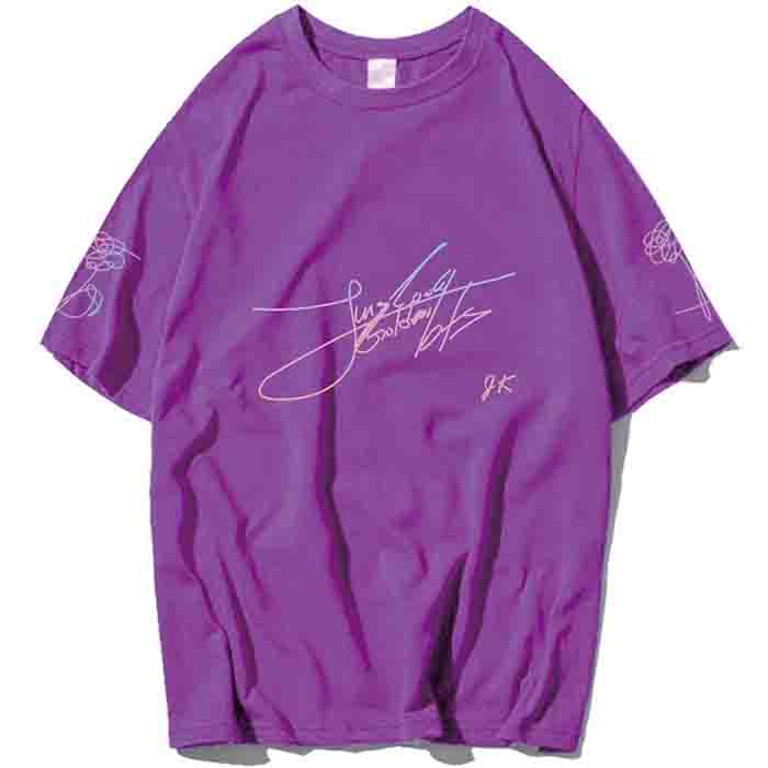 BTS X Signature T-shirt| BT21 Store | BT21 Merch